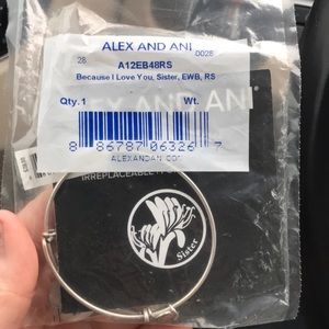 alex and ani because i love you sister bracelet
